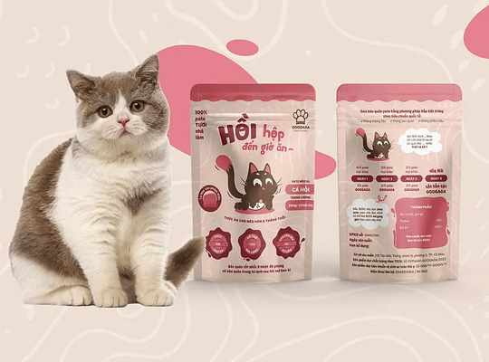 cat food packaging