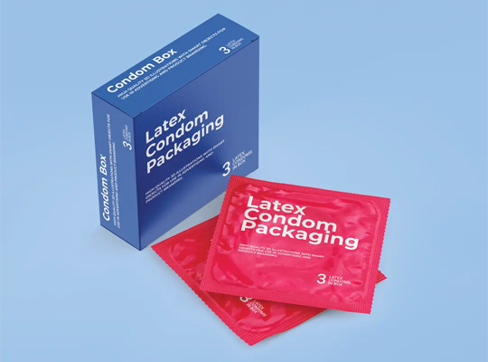 condom packaging boxes bulk