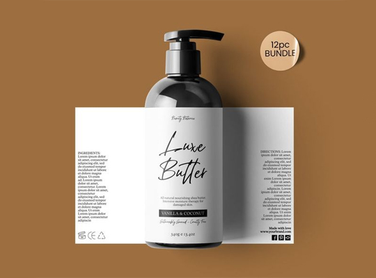 cosmetic labels bulk