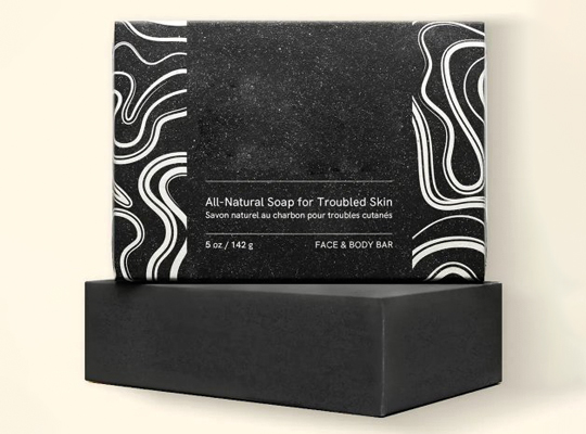 custom black soap boxes