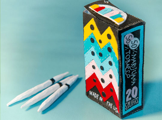 custom cannabis cigarette boxes