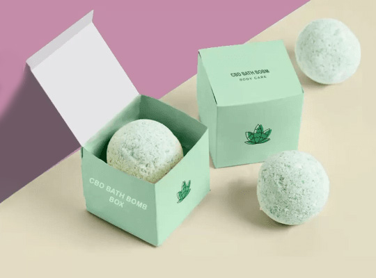 custom cbd bath bomb boxes