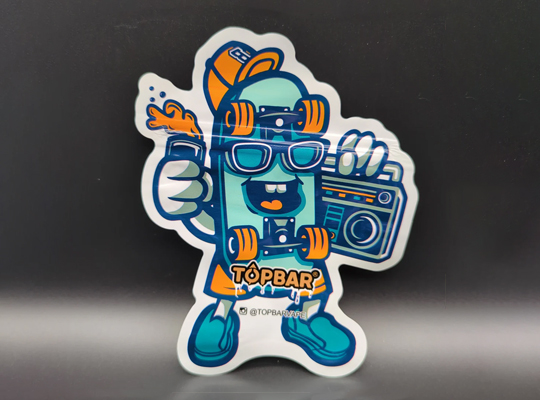 custom die cut mylar bags