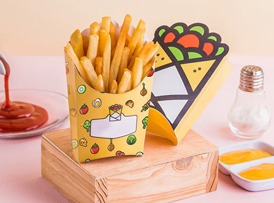 custom french fry boxes