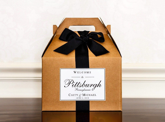 custom white gable boxes