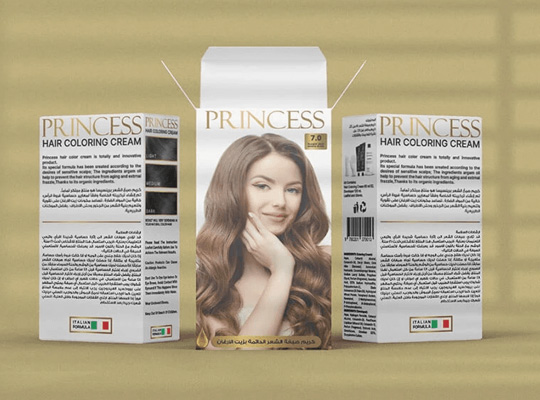 custom hair color boxes packaging