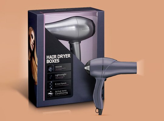 custom hair dryer boxes