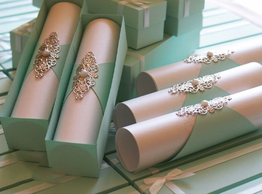 custom invitation packaging