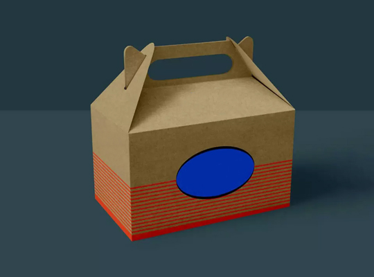 custom kraft gable boxes