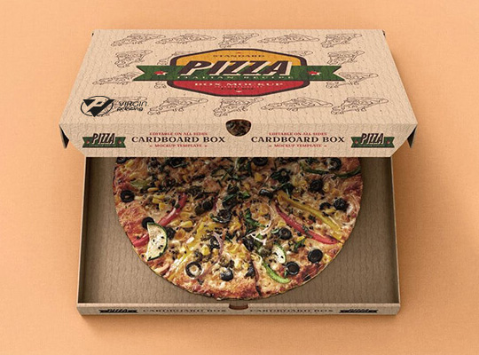 custom kraft pizza boxes