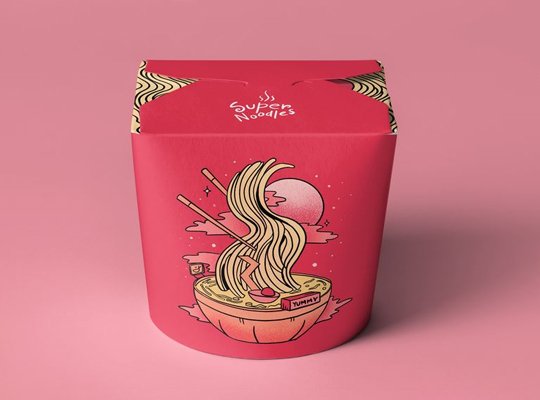 custom noodle boxes