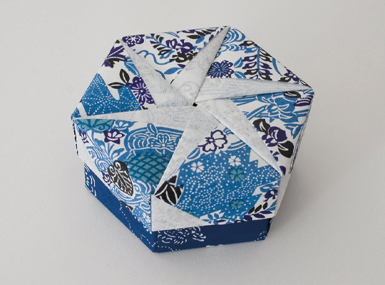 custom origami box with lid