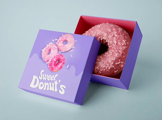 custom printed donut boxes