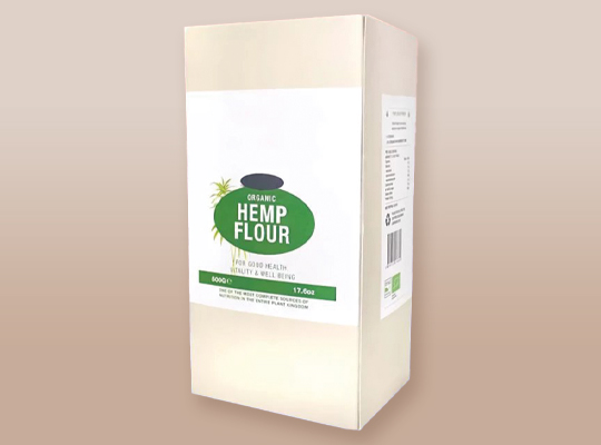 custom printed hemp flour boxes
