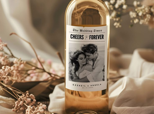 custom printed wine labels