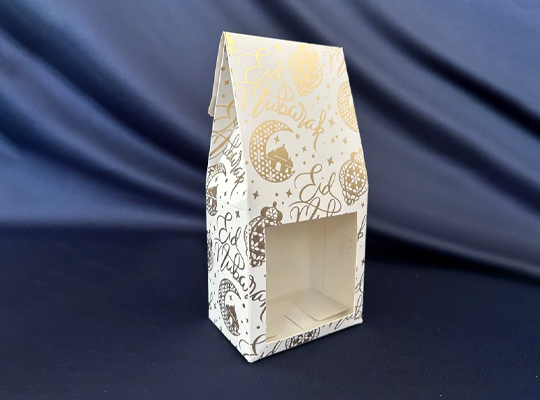 custom pillow box with window