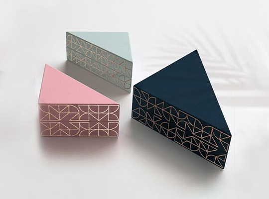 customn triangle box
