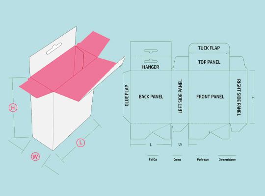 dieline packaging boxes