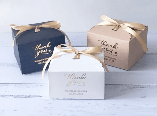 gable boxes wedding