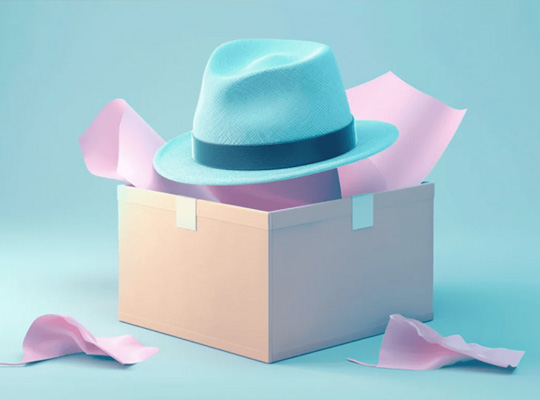 hat packaging bulk