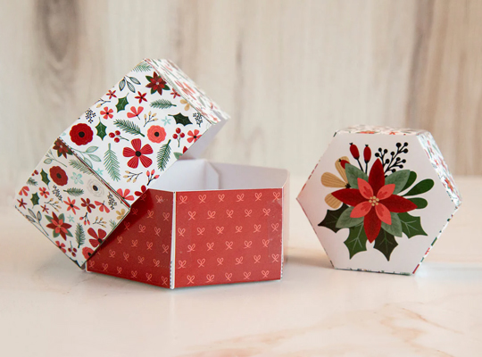 hexagon boxes bulk