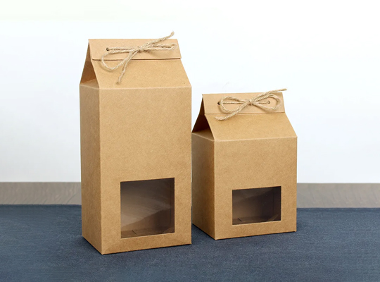 kraft paper window boxes wholesale