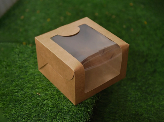 kraft paper window boxes