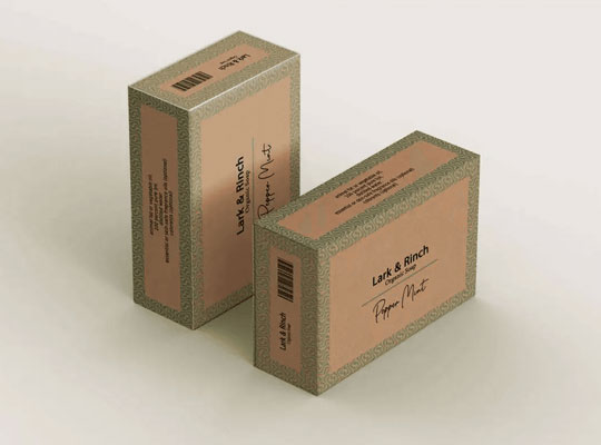 kraft soap packaging