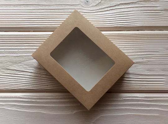 kraft window boxes bulk