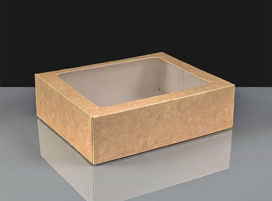 kraft window boxes packaging