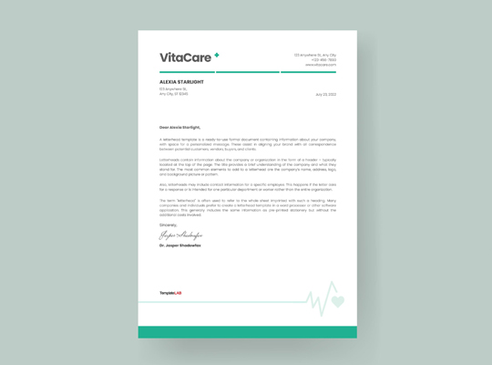 professional letterheads