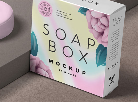 square soap packaging boxes