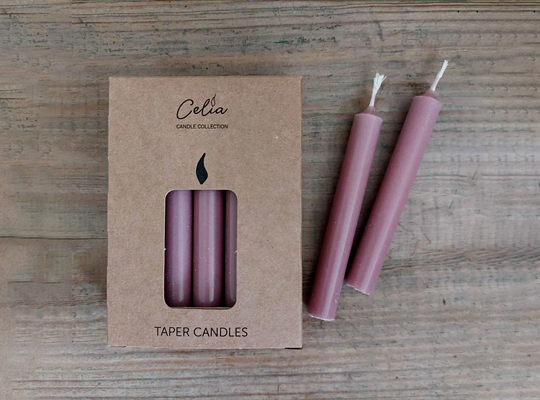 taper candle boxes