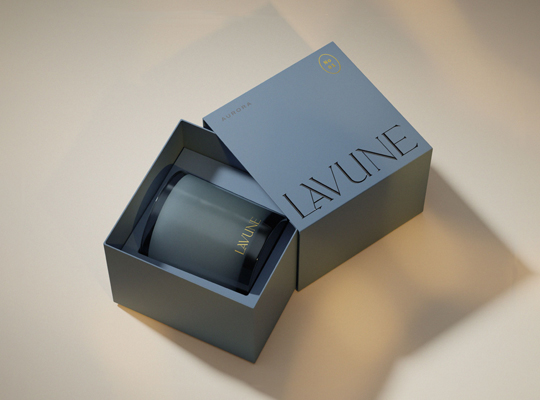 two piece candle packagung