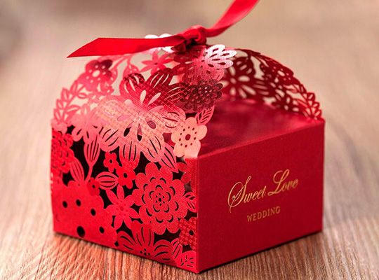 wedding gable gift boxes