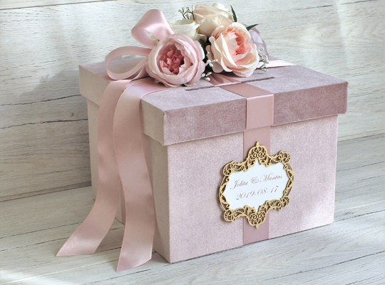 wedding gift card boxes