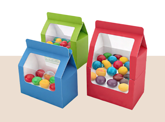 window candy boxes packaging